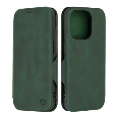 Puzdro pre Apple iPhone 15 Pro, Techsuit, Safe Wallet Plus, Zelené