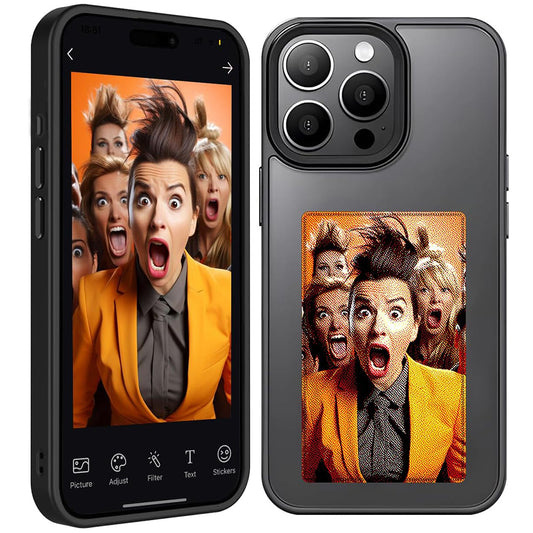 Obal na Apple iPhone 15 Pro, Techsuit, SmartScreen NFC, čierny