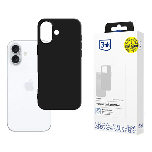 Puzdro pre Apple iPhone 16, 3MK, Matná čierna