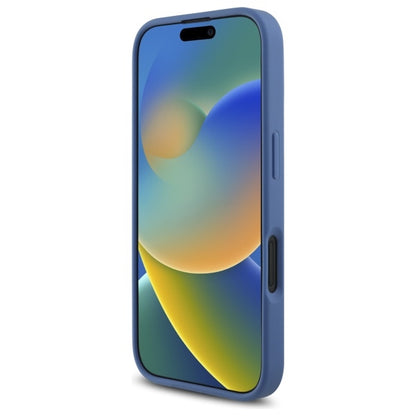 Puzdro pre Apple iPhone 16, Guess, 4G Big Logo, Modrá