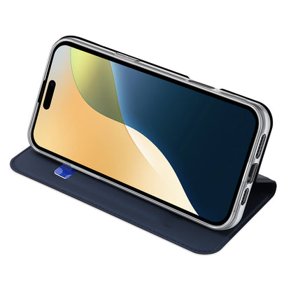 Puzdro pre Apple iPhone 16 Plus, DUX DUCIS, Skin Pro, Čierne