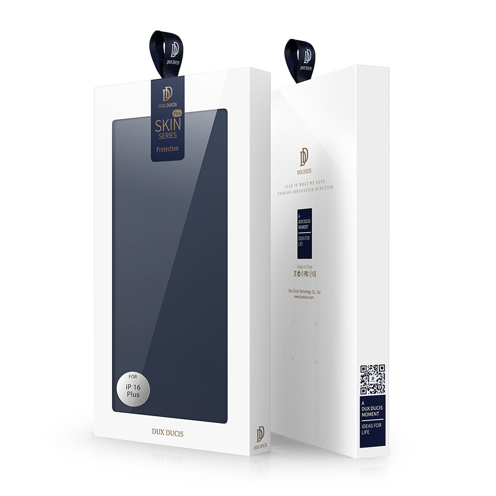 Puzdro pre Apple iPhone 16 Plus, DUX DUCIS, Skin Pro, Čierne
