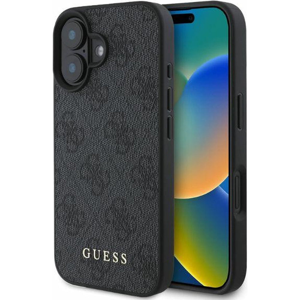 Puzdro pre Apple iPhone 16 Plus, Guess, 4G Classic, Čierne