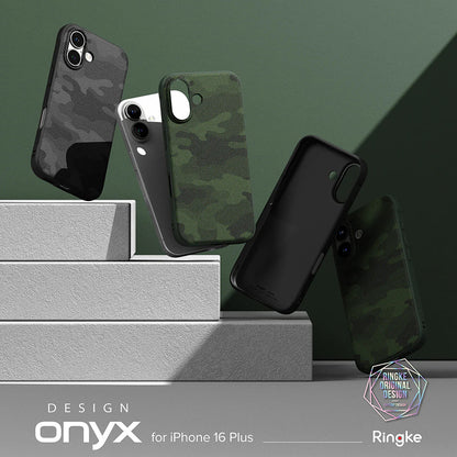 Puzdro pre Apple iPhone 16 Plus, Ringke, Onyx Design, Zelené