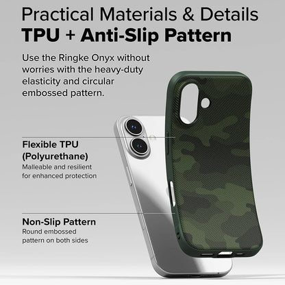 Puzdro pre Apple iPhone 16 Plus, Ringke, Onyx Design, Zelené