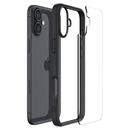 Puzdro pre Apple iPhone 16 Plus, Spigen, Ultra Hybrid, Matná Čierna
