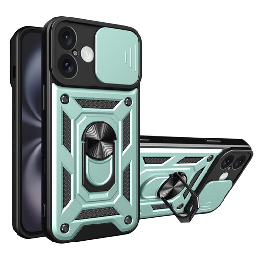 Puzdro pre Apple iPhone 16 Plus, Techsuit, CamShield, Zelené