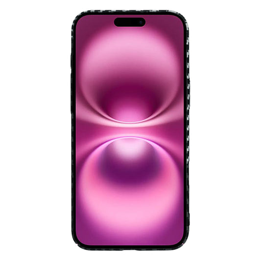 Puzdro pre Apple iPhone 16 Plus, Techsuit, Carbonite FiberShell, Čierno sivé