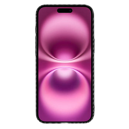 Puzdro pre Apple iPhone 16 Plus, Techsuit, Carbonite FiberShell, Čierne