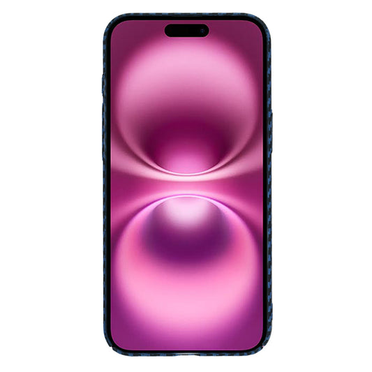 Puzdro pre Apple iPhone 16 Plus, Techsuit, Carbonite FiberShell, Tyrkysové