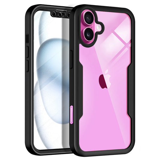 Puzdro pre Apple iPhone 16 Plus, Techsuit, ColorVerse 360, Čierne