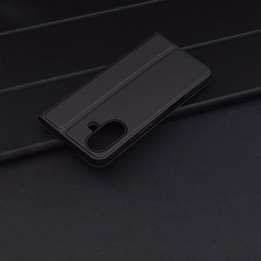 Puzdro pre Apple iPhone 16 Plus, Techsuit, Magskin Book, Čierne