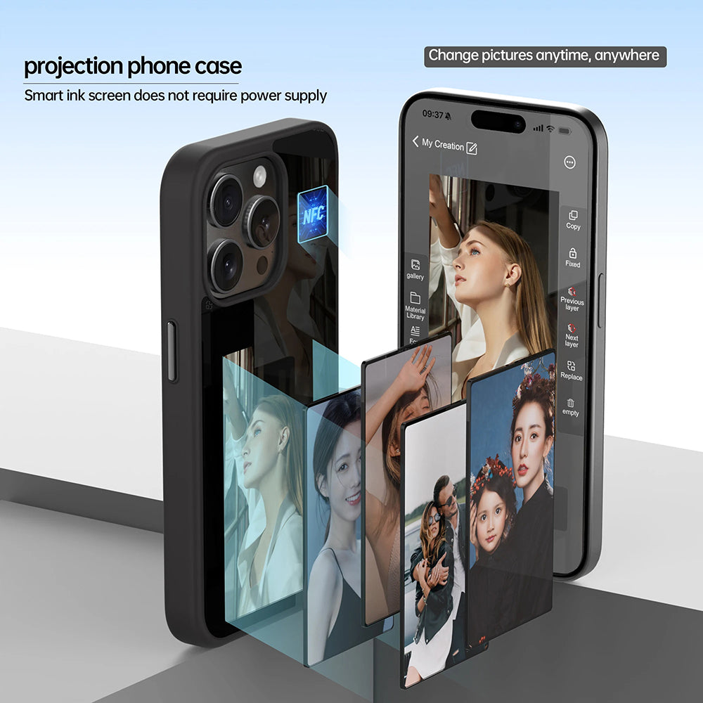 Puzdro pre Apple iPhone 16 Plus, Techsuit, SmartScreen NFC, Čierne