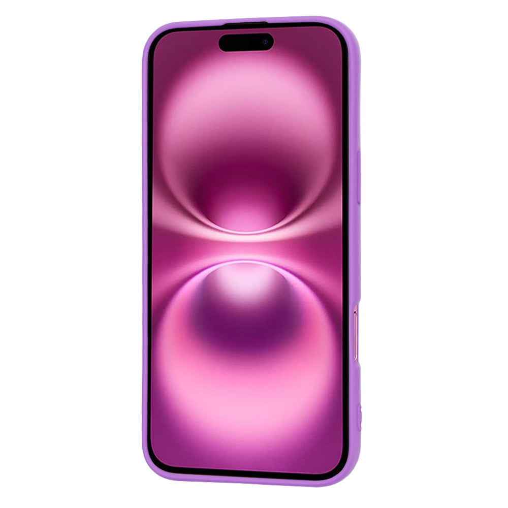 Puzdro pre Apple iPhone 16 Plus, Techsuit, SoftFlex, Fialové
