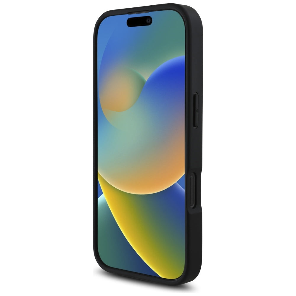 Puzdro pre Apple iPhone 16 Pro Max, Karl Lagerfeld, Grained Cardslots, Čierne