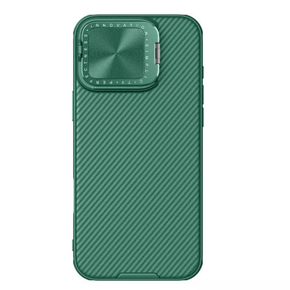 Puzdro pre Apple iPhone 16 Pro Max, Nillkin, CamShield Prop, Zelené