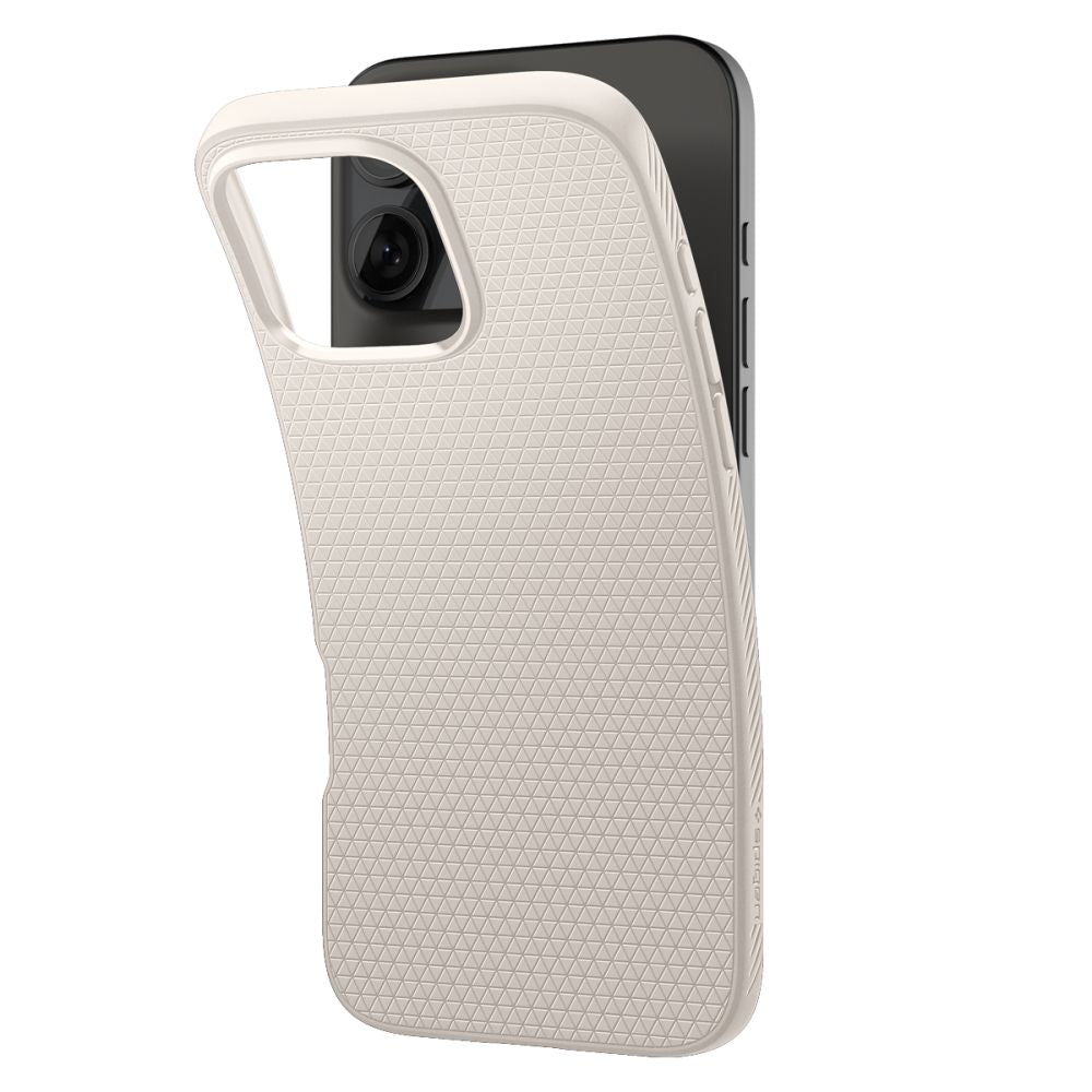 Puzdro pre Apple iPhone 16 Pro Max, Spigen, Liquid Air, Béžová