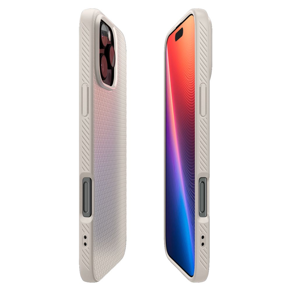 Puzdro pre Apple iPhone 16 Pro Max, Spigen, Liquid Air, Béžová
