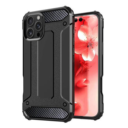 Puzdro pre Apple iPhone 16 Pro Max, Techsuit, Hybrid Armor, Čierne
