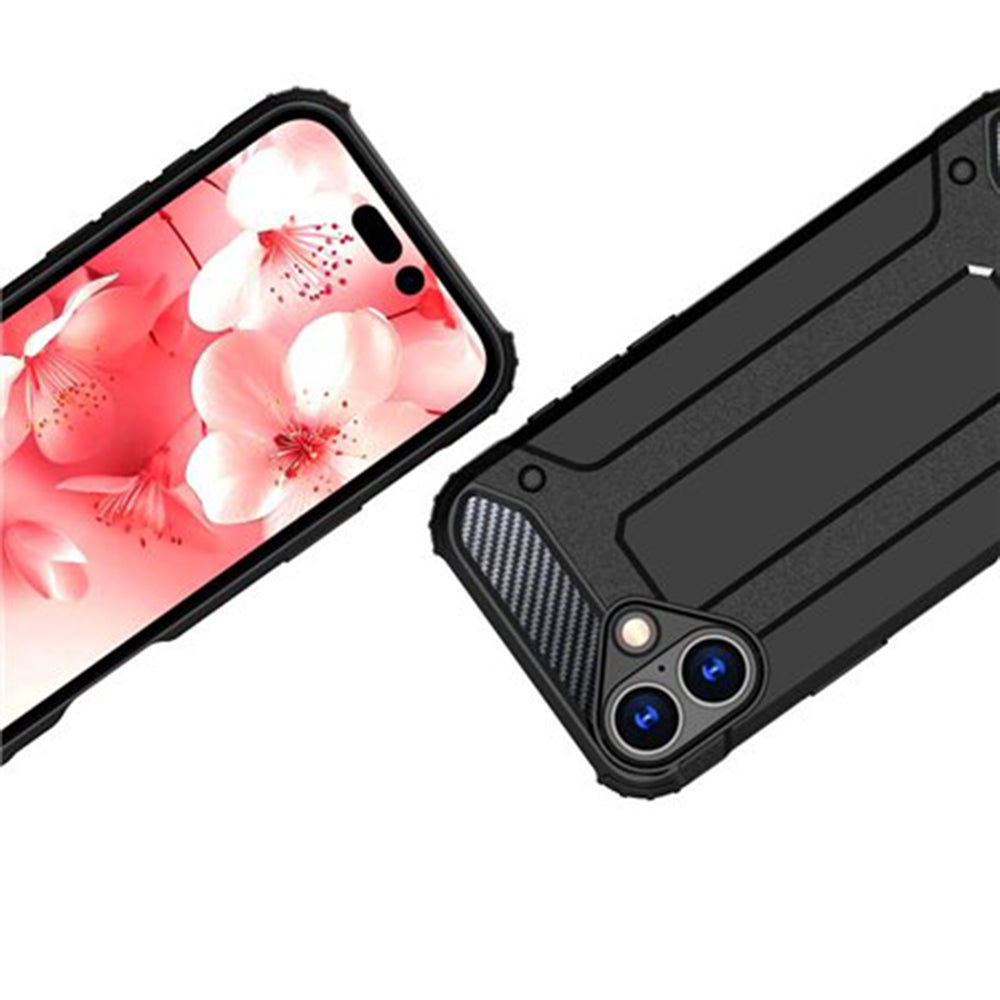 Puzdro pre Apple iPhone 16 Pro Max, Techsuit, Hybrid Armor, Čierne