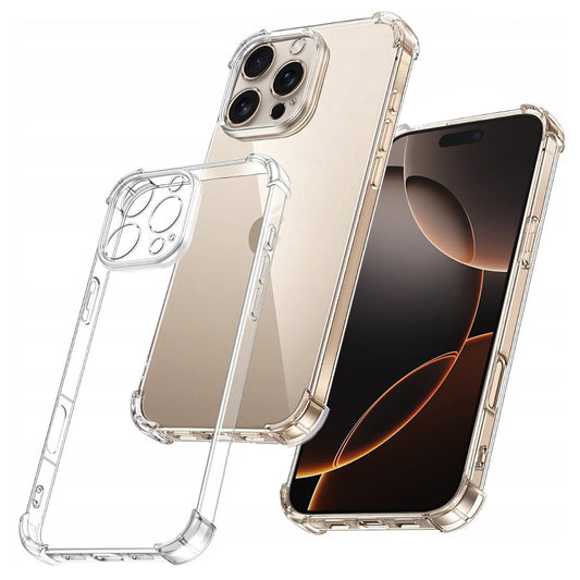 Puzdro pre Apple iPhone 16 Pro Max, Techsuit, Odolné proti nárazom, Priehľadné