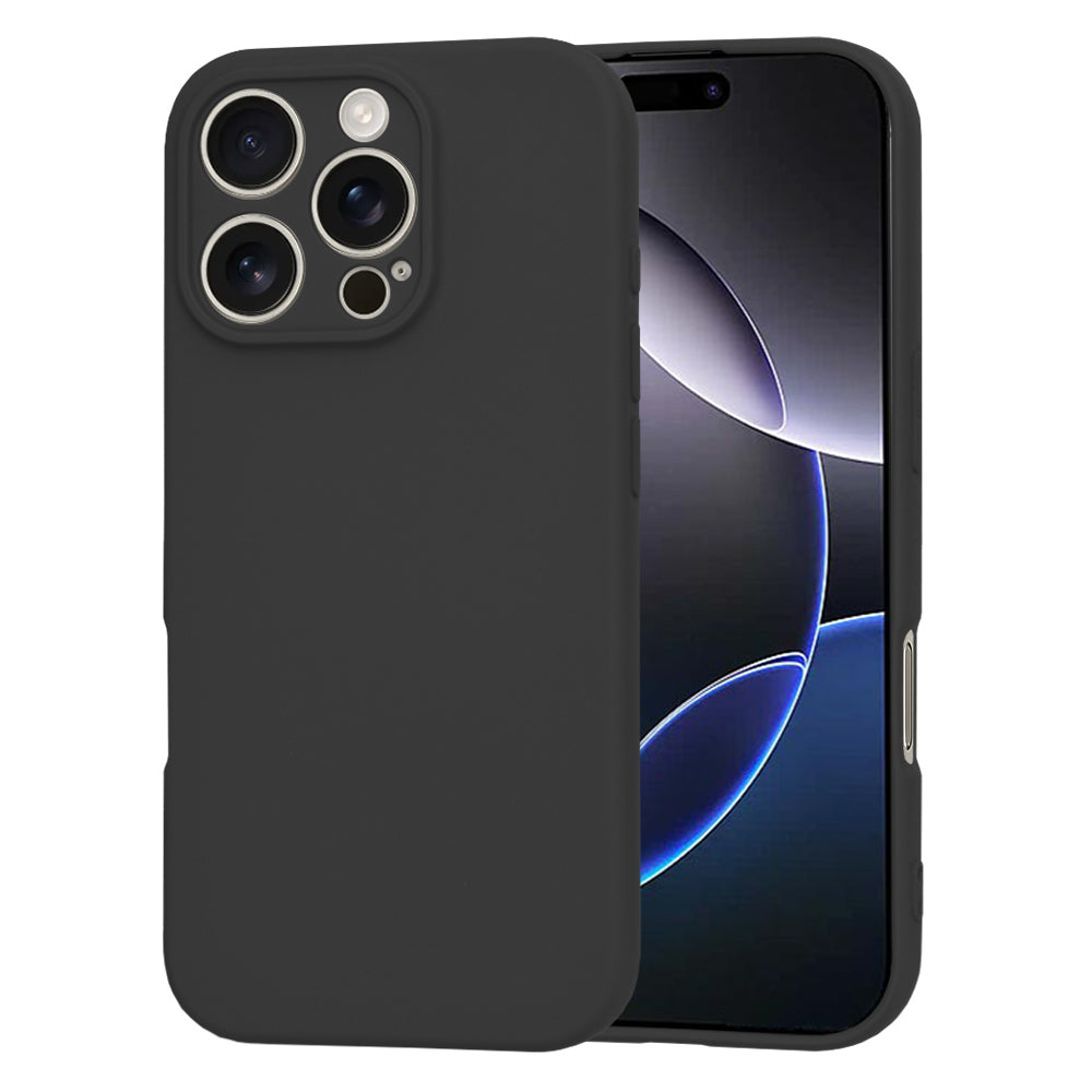 Case for Apple iPhone 16 Pro Max, Techsuit, SoftFlex, Black