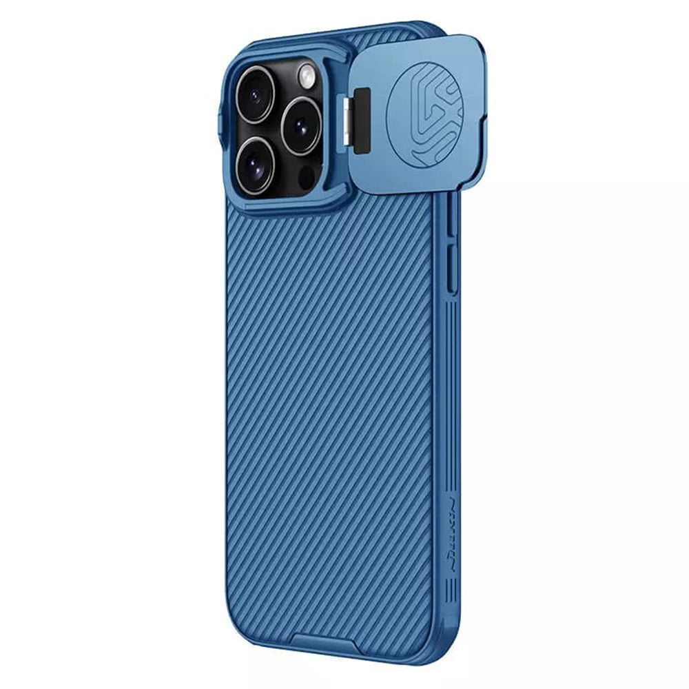 Puzdro pre Apple iPhone 16 Pro, Nillkin, CamShield Prop, Modré