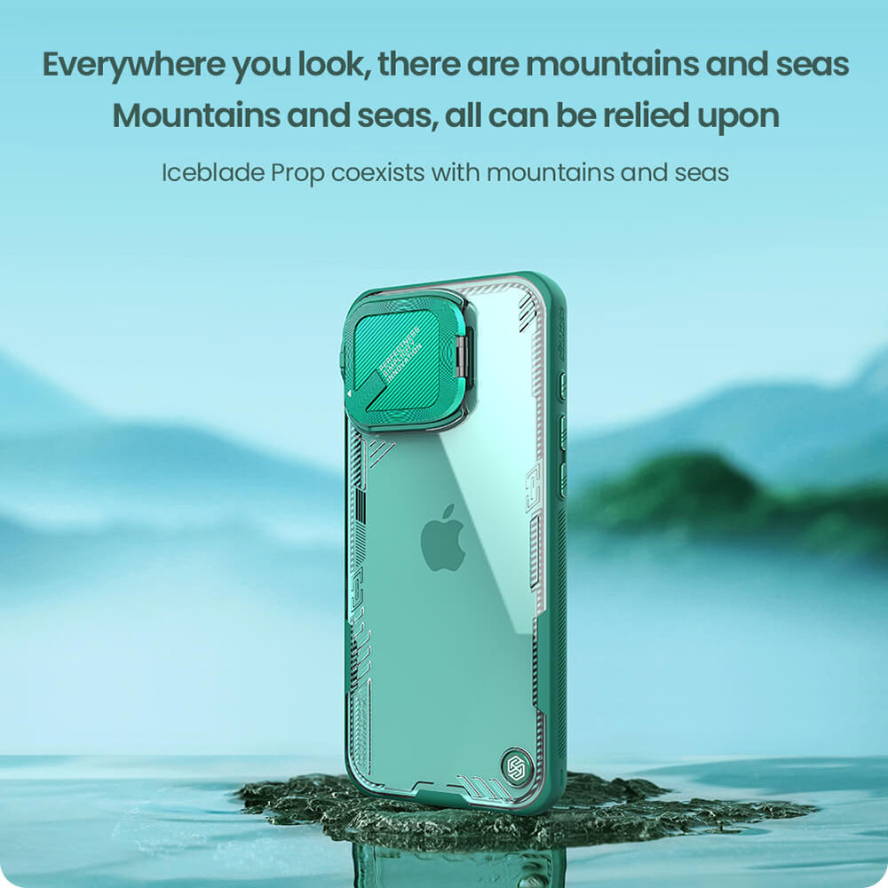 Puzdro pre Apple iPhone 16 Pro, Nillkin, Iceblade Prop (bez výrezu na kameru), čierne