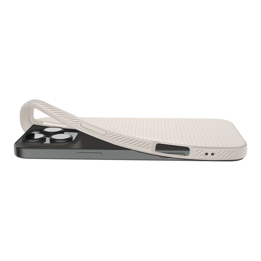 Puzdro pre Apple iPhone 16 Pro, Spigen, Liquid Air, Bežové ACS08120