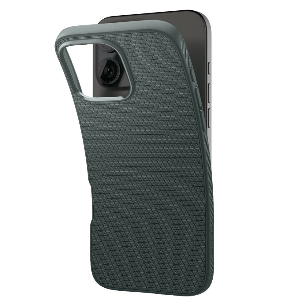 Puzdro pre Apple iPhone 16 Pro, Spigen, Liquid Air, Zelená ACS08119