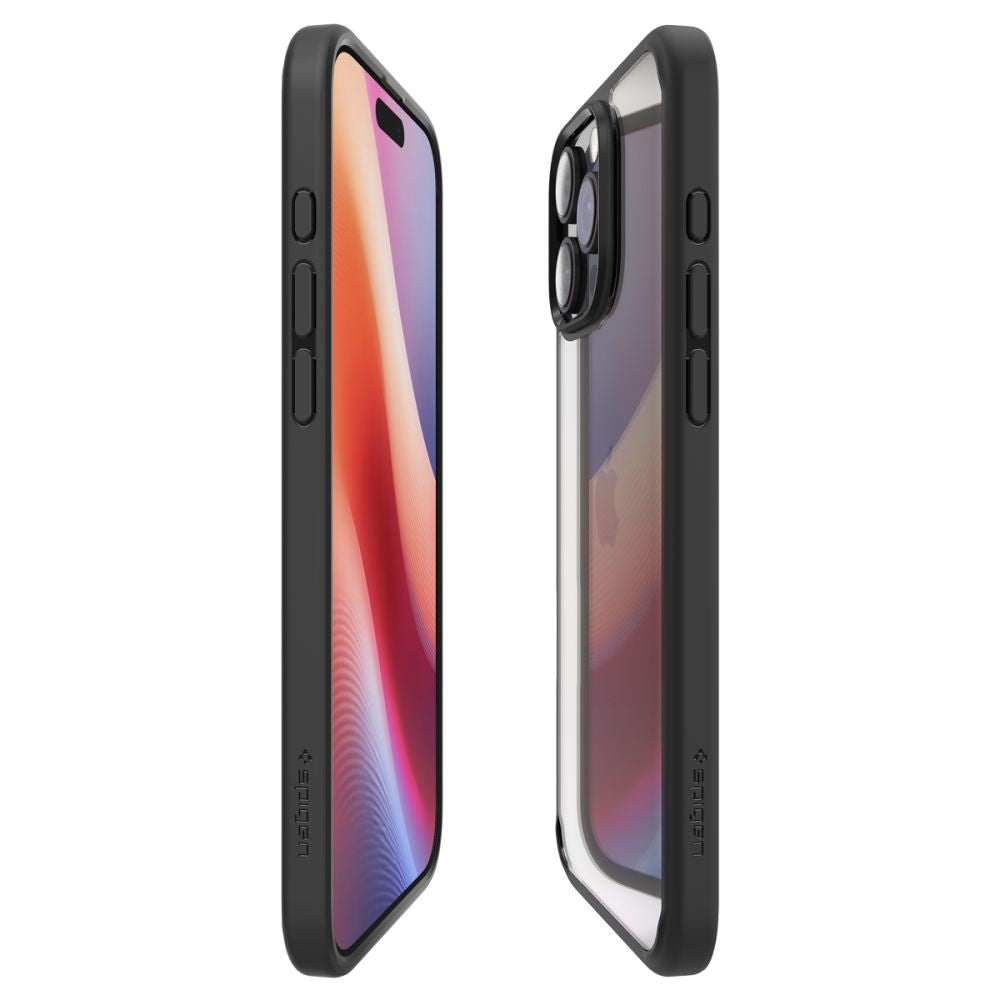 Puzdro pre Apple iPhone 16 Pro, Spigen, Ultra Hybrid, Matné čierne