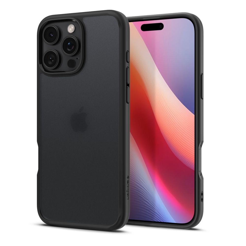 Puzdro pre Apple iPhone 16 Pro, Spigen, Ultra Hybrid, Čierna Matná ACS08124