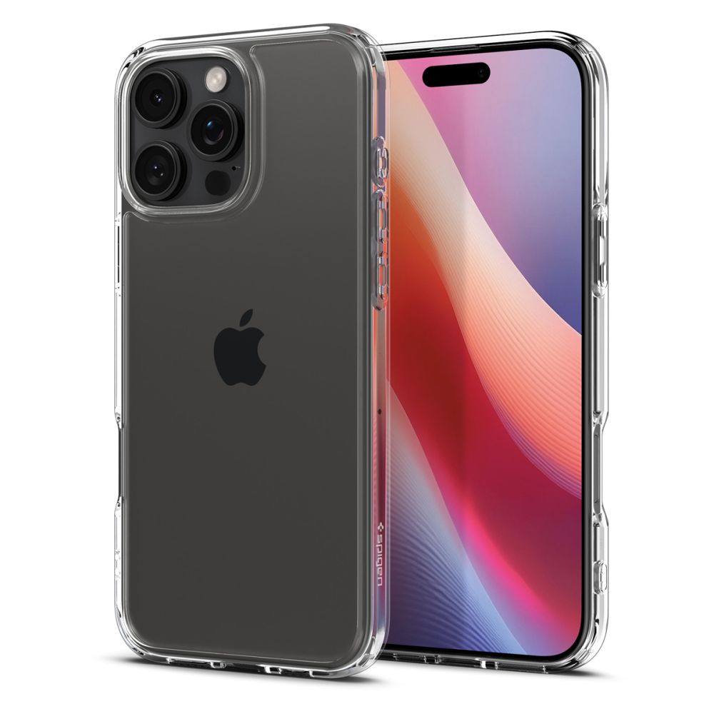 Puzdro pre Apple iPhone 16 Pro, Spigen, Ultra Hybrid, Transparentné ACS08121