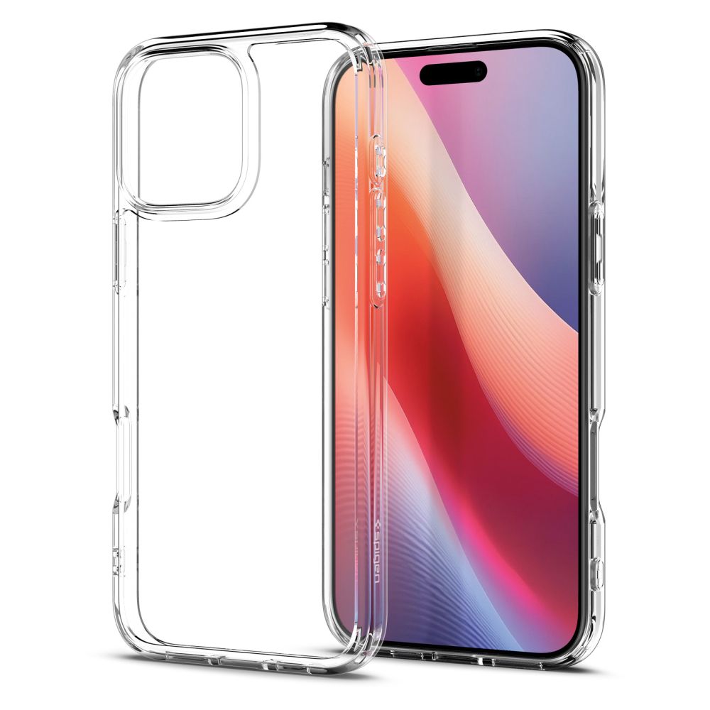 Puzdro pre Apple iPhone 16 Pro, Spigen, Ultra Hybrid, Transparentné ACS08121