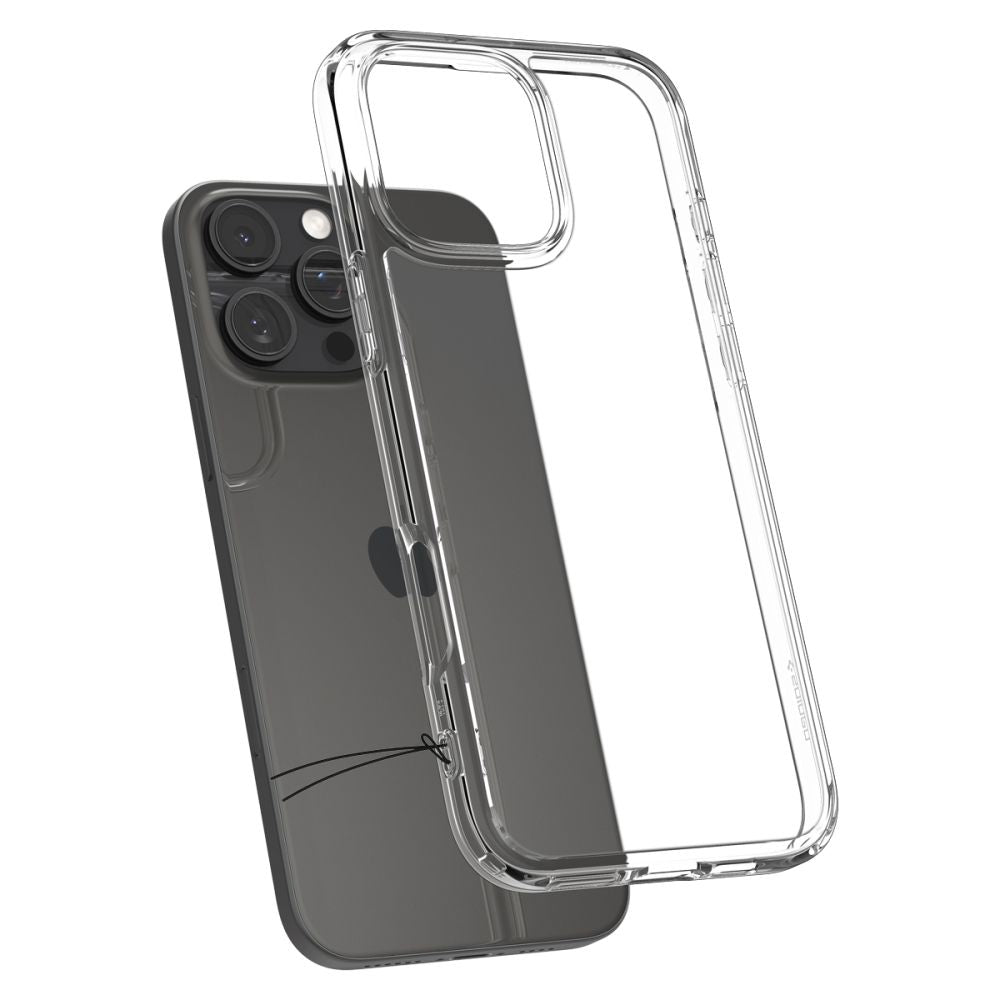 Puzdro pre Apple iPhone 16 Pro, Spigen, Ultra Hybrid, Transparentné ACS08121