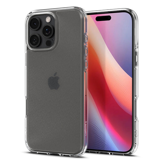 Case for Apple iPhone 16 Pro, Spigen, Ultra Hybrid, Satin Transparent ACS08122