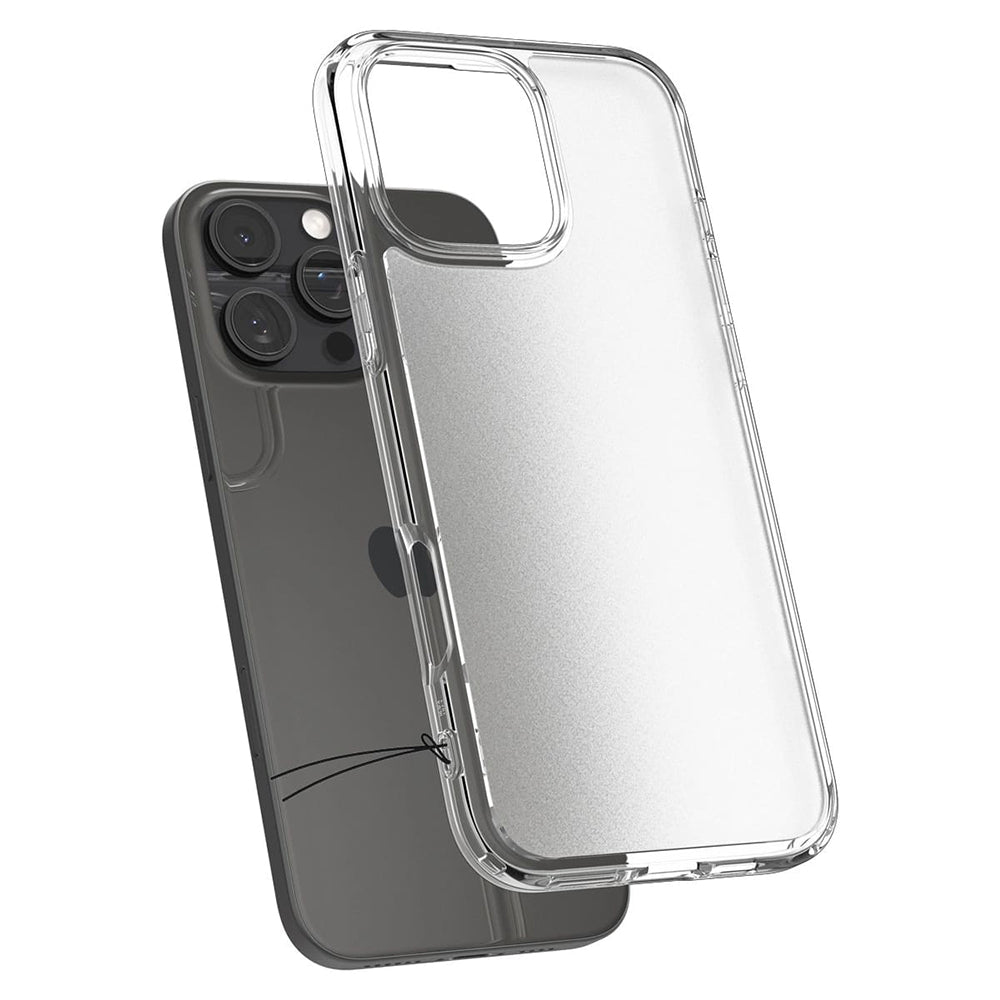 Puzdro pre Apple iPhone 16 Pro, Spigen, Ultra Hybrid, Saténovo Transparentné ACS08122