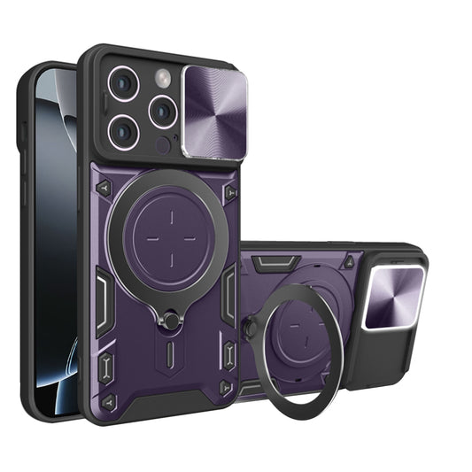 Puzdro pre Apple iPhone 16 Pro, Techsuit, CamGuard Pro, Fialové
