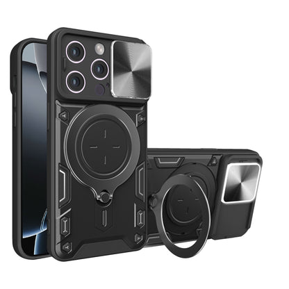 Puzdro pre Apple iPhone 16 Pro, Techsuit, CamGuard Pro, Čierne