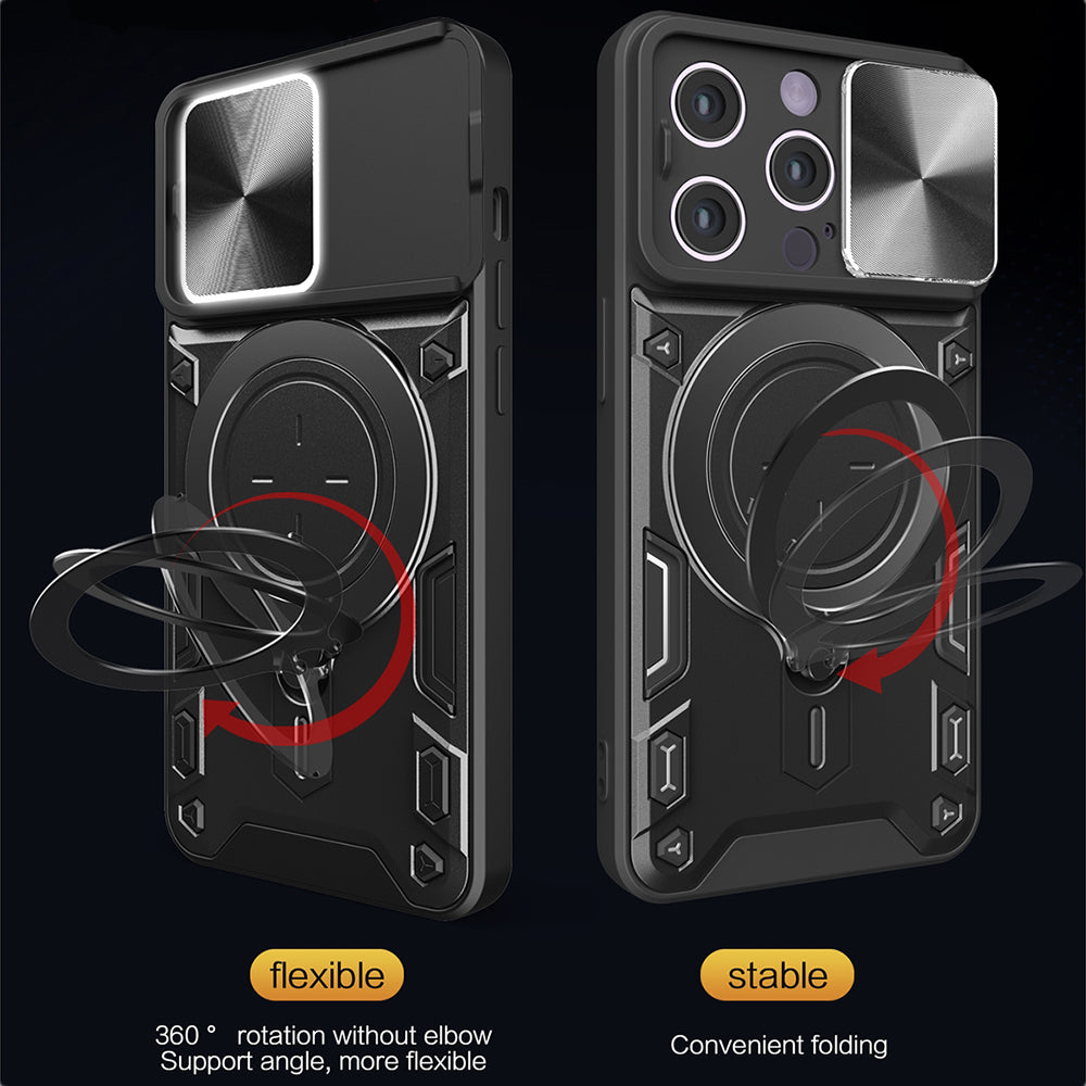 Puzdro pre Apple iPhone 16 Pro, Techsuit, CamGuard Pro, Čierne