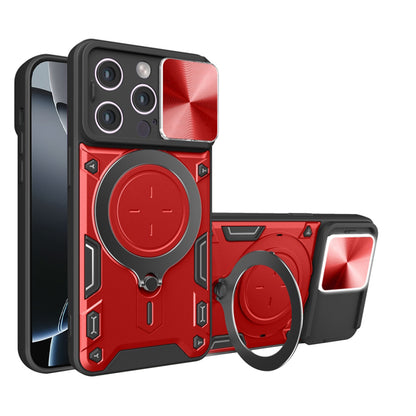 Puzdro pre Apple iPhone 16 Pro, Techsuit, CamGuard Pro, Červené