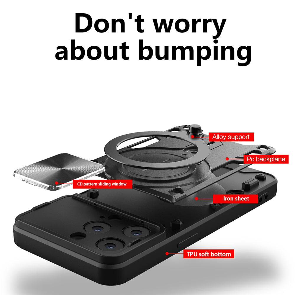 Puzdro pre Apple iPhone 16 Pro, Techsuit, CamGuard Pro, Červené