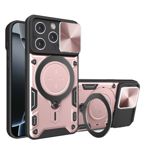 Puzdro pre Apple iPhone 16 Pro, Techsuit, CamGuard Pro, Ružovo zlaté