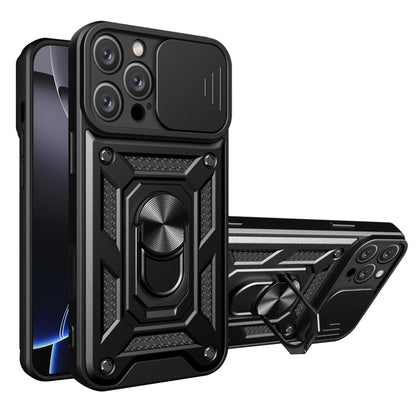 Puzdro pre Apple iPhone 16 Pro, Techsuit, CamShield, Čierne