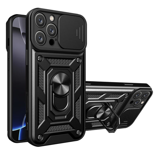 Puzdro pre Apple iPhone 16 Pro, Techsuit, CamShield, Čierne