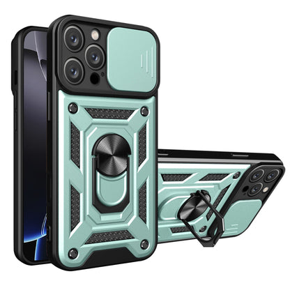 Puzdro pre Apple iPhone 16 Pro, Techsuit, CamShield, Zelené