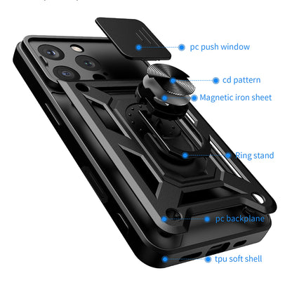 Puzdro pre Apple iPhone 16 Pro, Techsuit, CamShield, Zelené