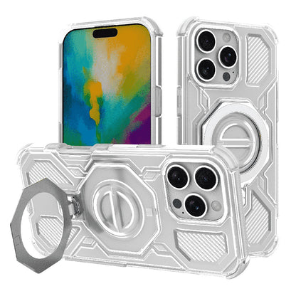 Puzdro pre Apple iPhone 16 Pro, Techsuit, Carbon Shield Pro, Biele