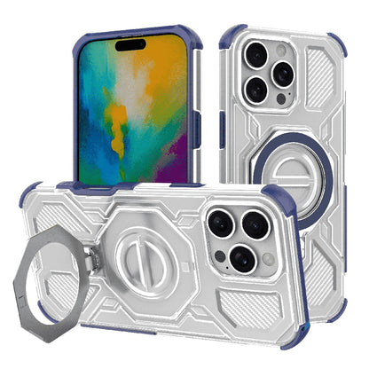 Puzdro pre Apple iPhone 16 Pro, Techsuit, Carbon Shield Pro, Modrá