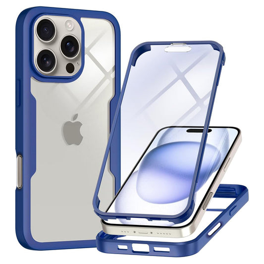 Puzdro pre Apple iPhone 16 Pro, Techsuit, ColorVerse 360, Modrá